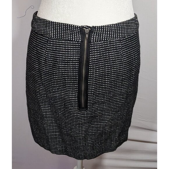 Gap Preppy Black And White Wool Mini Skirt - Picture 5 of 5